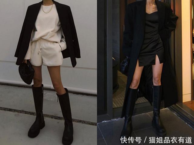 穿长靴时,如何平衡风情与帅气?高品位女人的穿衣精髓,免费教你