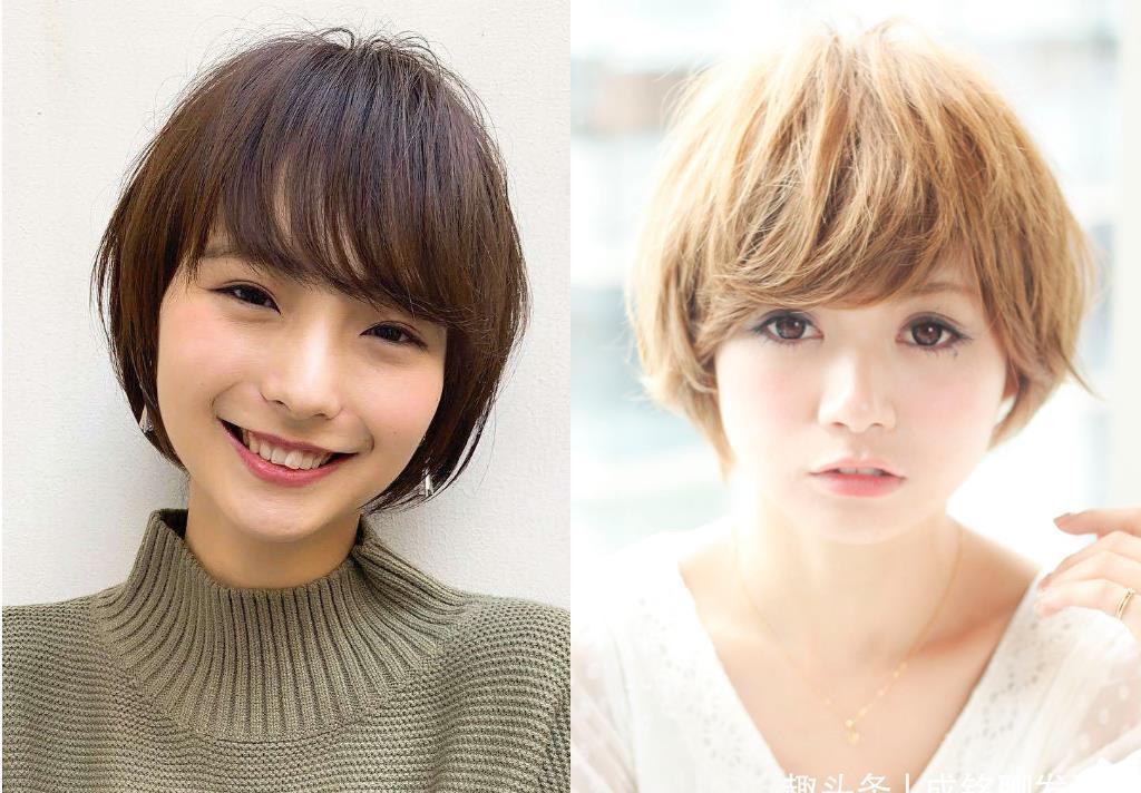 发型 “圆脸”和“国字脸”女生适合什么发型?三个细节证明,短发最好