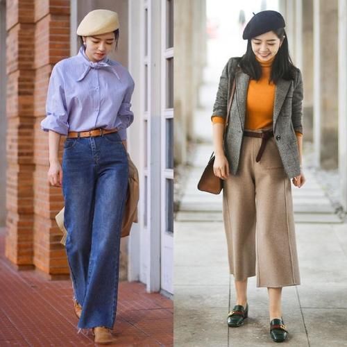 裤腿|穿阔腿裤，如何搭配上衣、鞋子？教你几招穿搭干货，三木亲身演绎