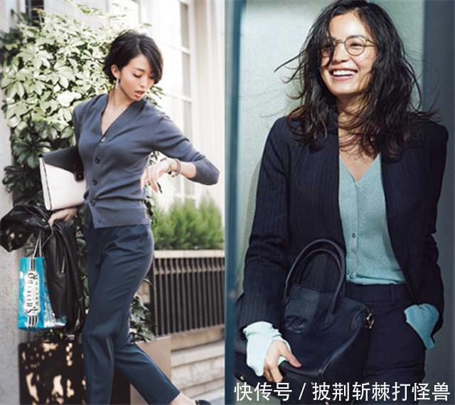 秋季第一件V领毛衣，不仅慵懒性感，而且时髦又显脸小