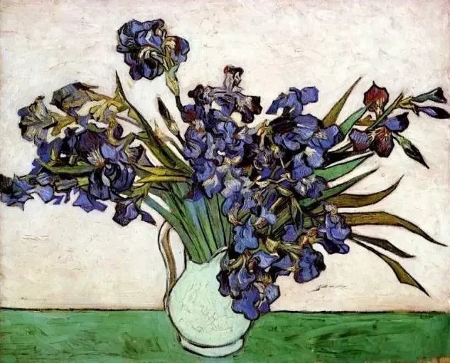 塞尚#梵高、莫奈、雷诺阿、塞尚、高更,大师画花大PK,你最喜欢谁?