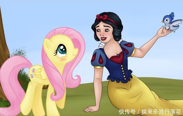 放在|小马宝莉为什么很多同人,将柔柔和白雪公主放在一起比较呢!