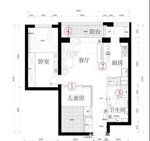 全屋开放|摆脱局促感！68㎡小户型实力诠释什么叫“全屋开放”，超显大