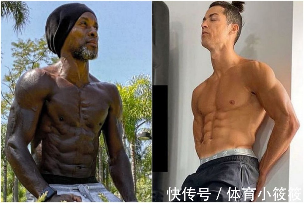 曼联|47岁巴西球星晒8块腹肌!自称比C罗体格好,健美身材,魔鬼筋肉人