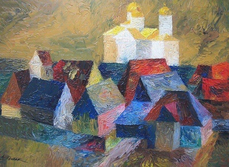 颜色#谢尔盖·雷巴克:世界的艺术家的颜色是明亮、富有表现力