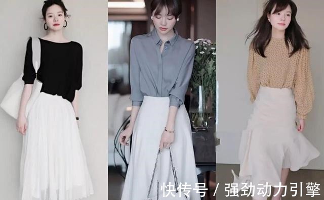 半裙 超有女人味的夏日搭配，24组气质穿搭，优雅而高级着！