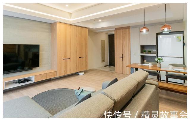 原木色|温暖，是对一个家最好的诠释！她家80㎡，清爽自然，太舒服了！