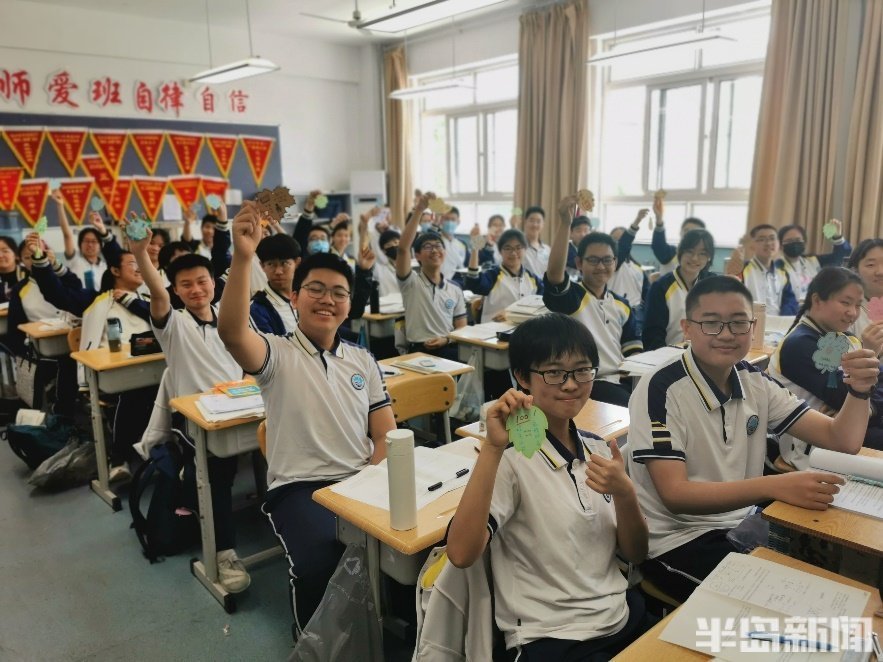 学妹们|各初中花式“打气”祝学生旗开得胜，青岛即将进入中考时间