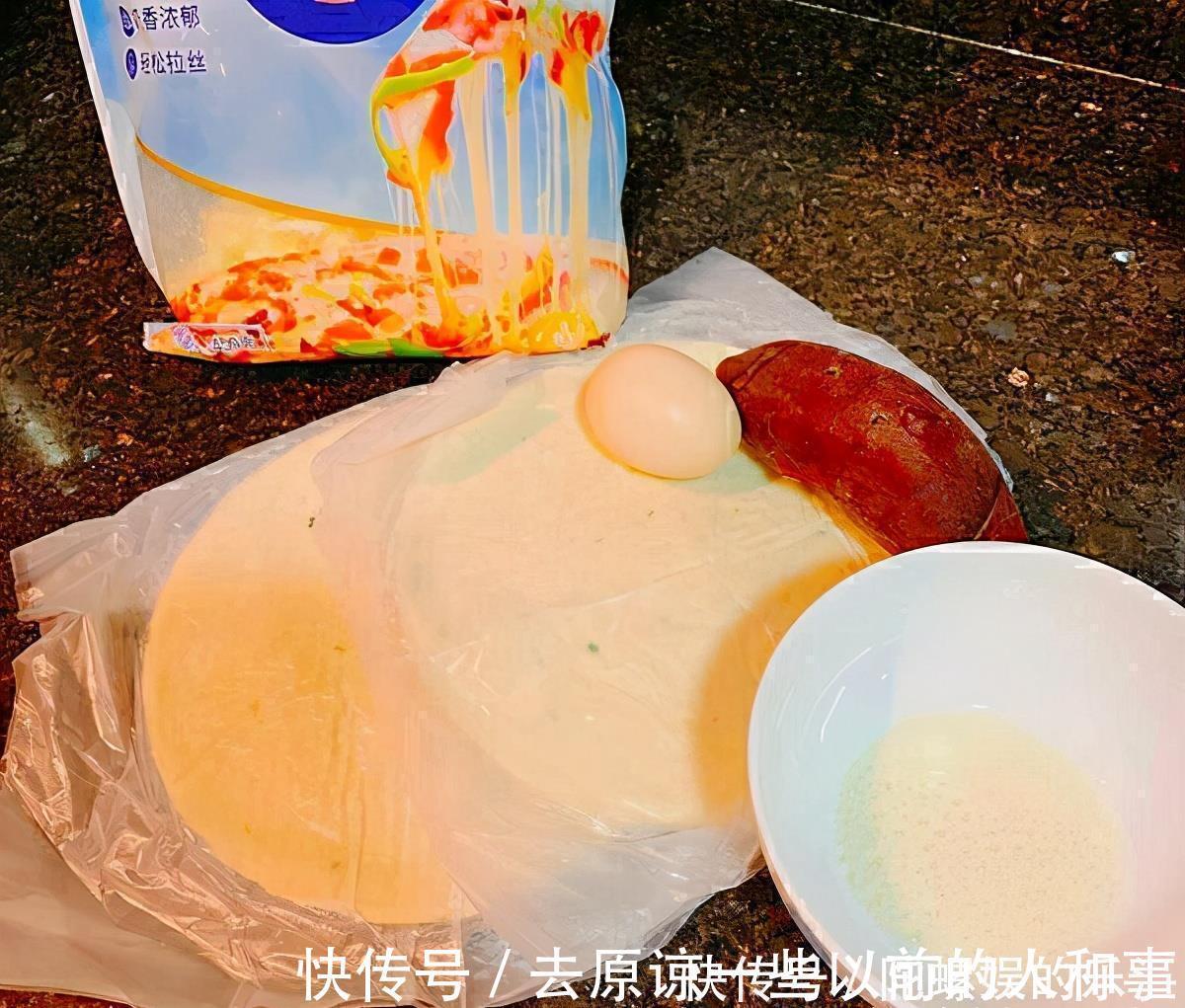 手抓饼|天冷后要多吃红薯，教你新吃法，不煮不油炸，香甜软糯又好吃