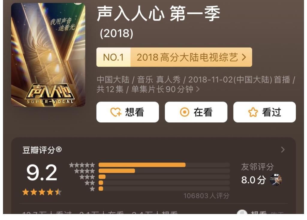 开播便收视夺冠,湖南卫视打造爆款慢音综,嘉宾全都是实力唱将,温暖又治愈