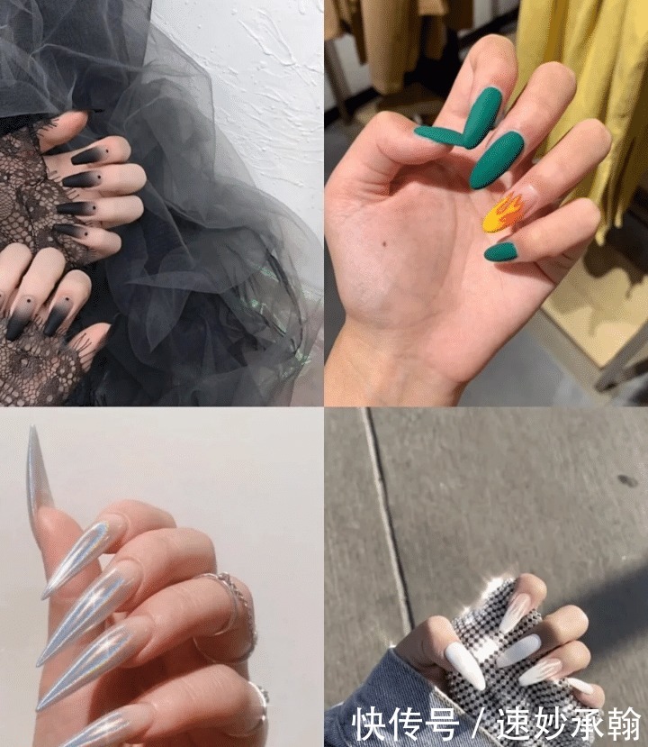 风格超酷的欧美风美甲，拿图去做！