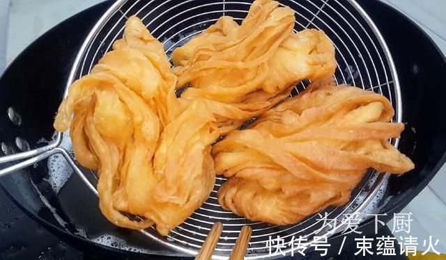 酵母|在家面粉别炸油条了,大厨教你详细教程,给肉都不换,真的非常香