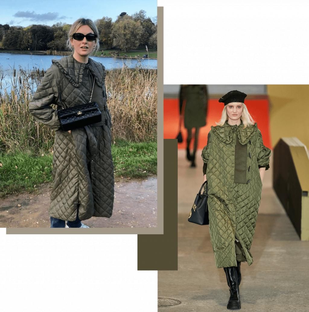 这件|刘雯身上这件「绗缝」外套,到底有多火?