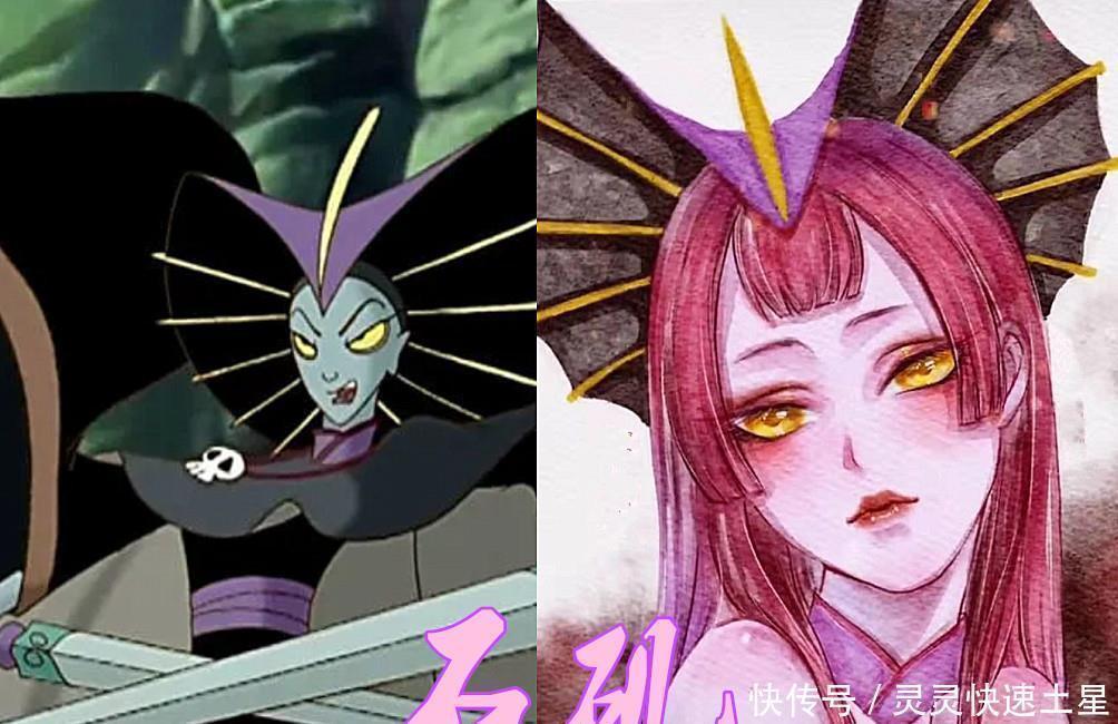 石矶|当“动漫反派”变画风,库伊拉变贵妇,看到石矶日系公主切!