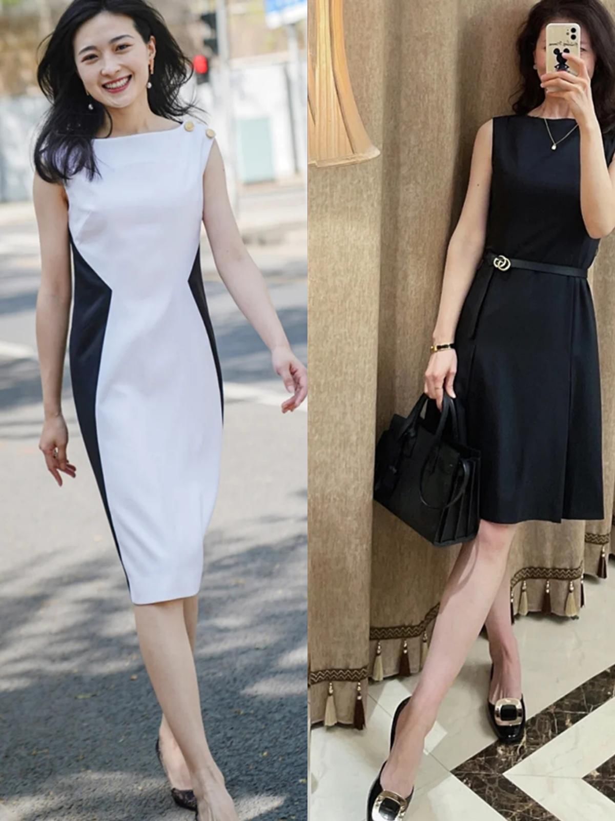 高腰|赶时髦的女人别总穿T恤，“一字肩”单品正流行，时尚性感还显瘦