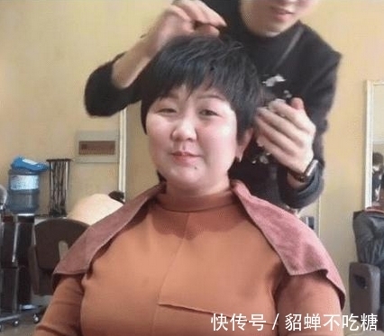 成品|女子嫌自己的脸大,请发型师帮自己设计,成品出来后秒变大妈