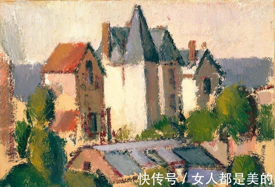 弗格森!他的油画风格多变,受野兽派启发,晚年成为苏格兰色彩大师