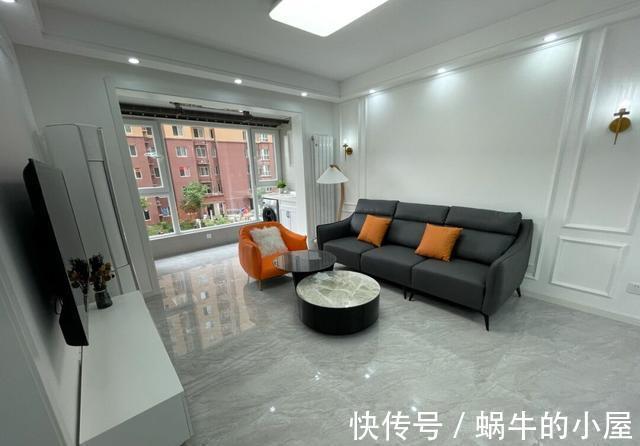 全屋|新家正式裝修結束,不請設計師效果也很滿意,選擇灰色瓷磚很聰明