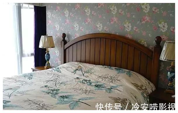 电视背景墙|108建面美式风格装修完工,老婆一人操持,看看装修品味什么水平