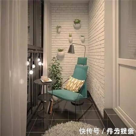 客人|只在阳台留1㎡,便能拥有这样一块休闲空间,客人来了都不想走