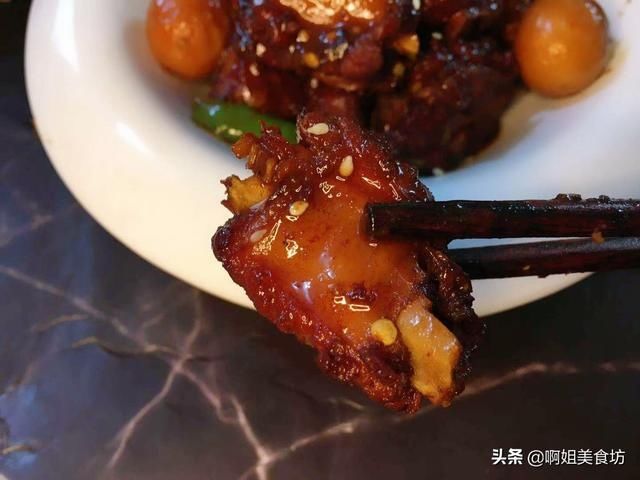  年夜饭之红烧排骨焖蛋，家常做法，营养又解馋，寓意步步高升