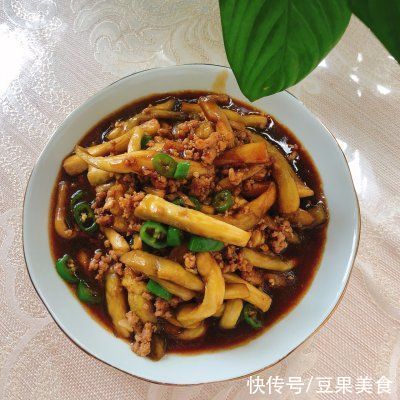 肉沫茄子|低油版“肉沫茄子”