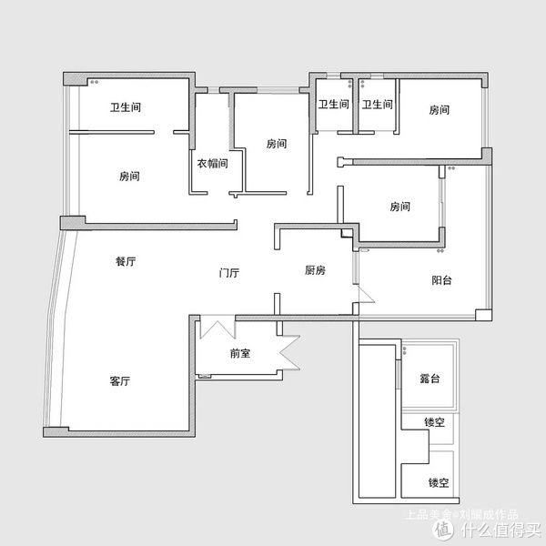 大平层|235㎡江景大宅，装成轻奢新中式风，单一个生活阳台就把我迷住了