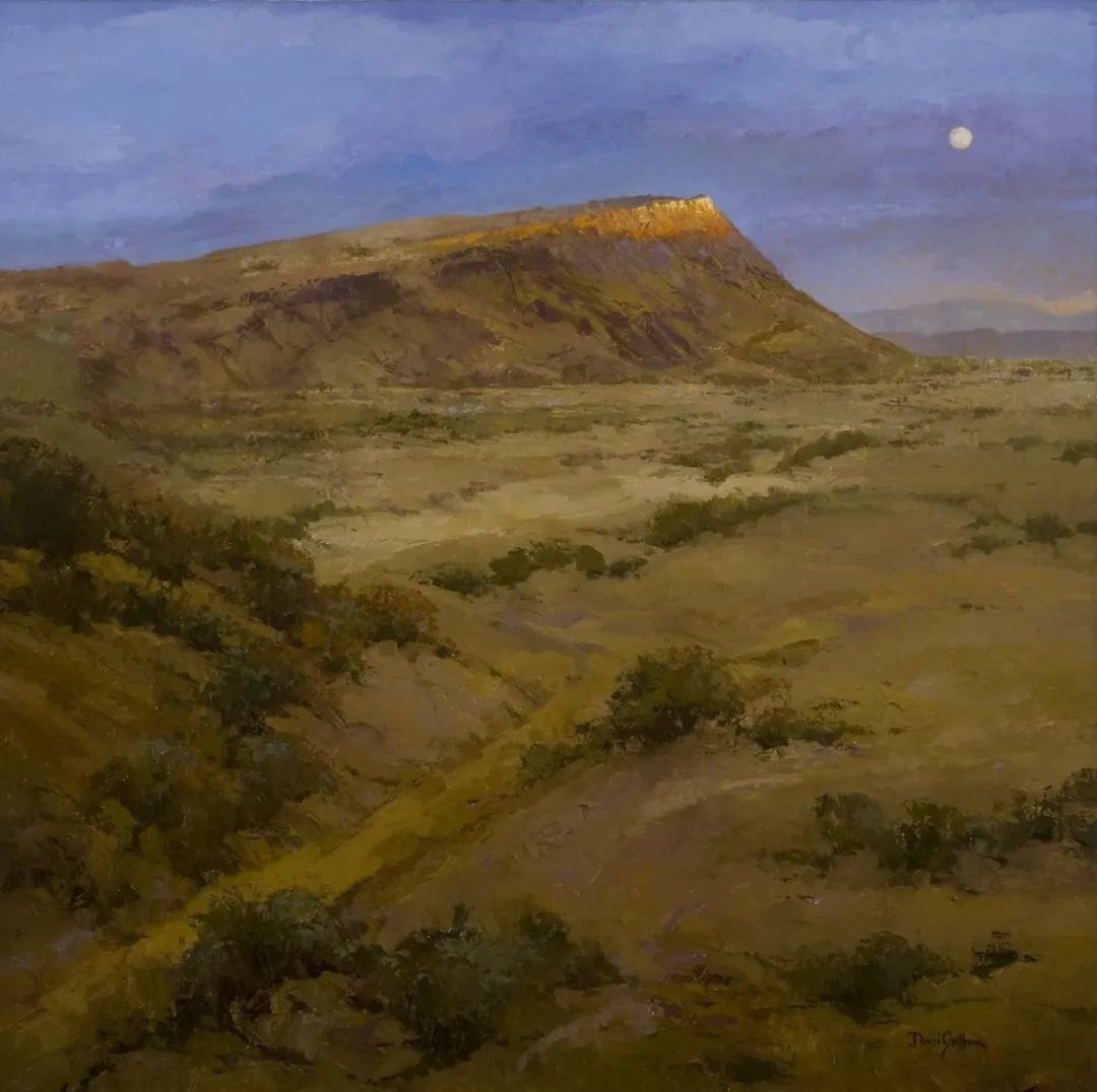 德克萨斯州#大卫·格里芬的风景油画高清图,放大看,更迷人