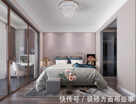 睡眠质量|140平简欧风四居室，营造典雅、自然、高贵的气质、浪漫的情调