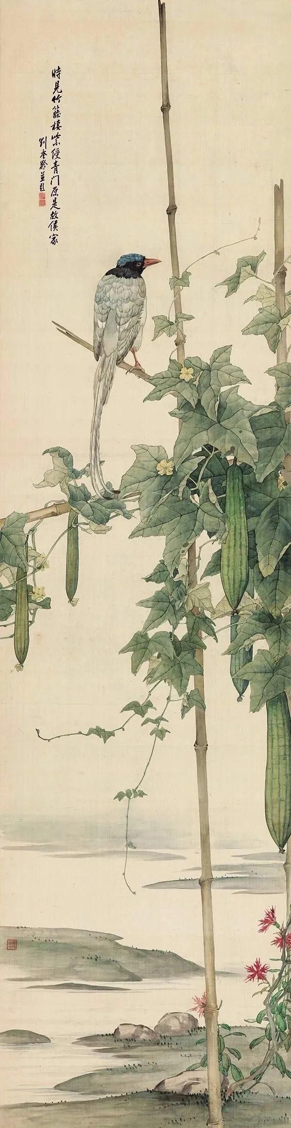 油画$作品胜过齐白石,国画风格超过冷军,一张国画价值15亿