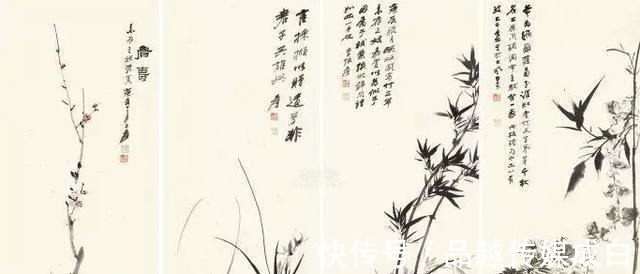 花中|张大下的梅兰竹菊, 花中“四君子”