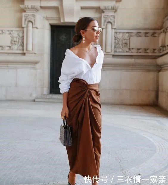 时髦 衬衫+半裙,轻轻松松的时髦!衬衫+半裙,轻轻松松的时髦!