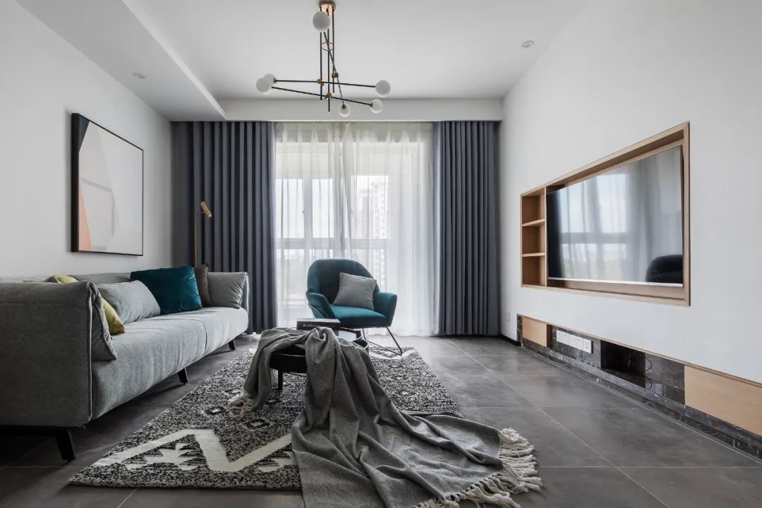 展示架|88㎡现代简约,实用与简朴,最平凡的艺术,来自生活