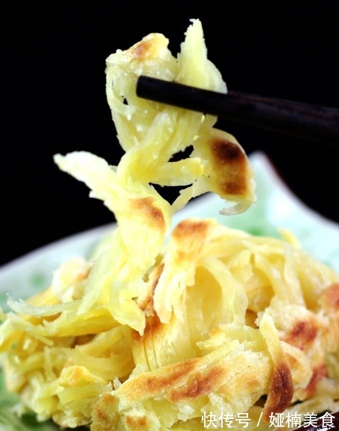 好香|真心太好吃的一款饼!轻轻一抖,丝丝酥脆蓬松!好香好香!