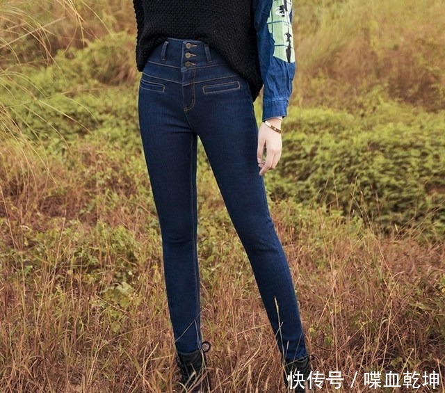 好身材|修身高腰牛仔裤,轻松秀出好身材,成为女神们的首选