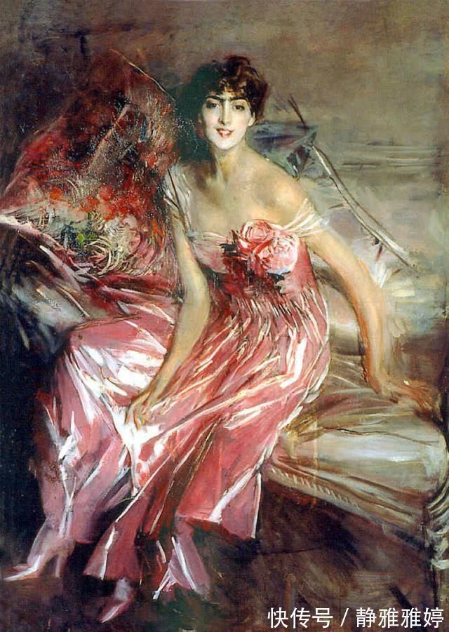 肖像画家!意大利著名的肖像画家乔瓦尼·博尔迪尼油画中的美艳贵妇
