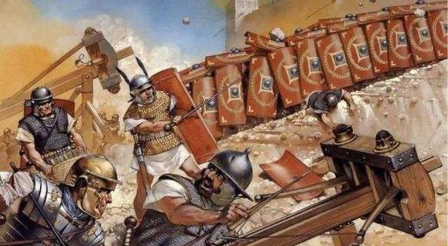 本上|在古代打仗时，为什么守城士兵不直接推梯子，反而费力举石头砸