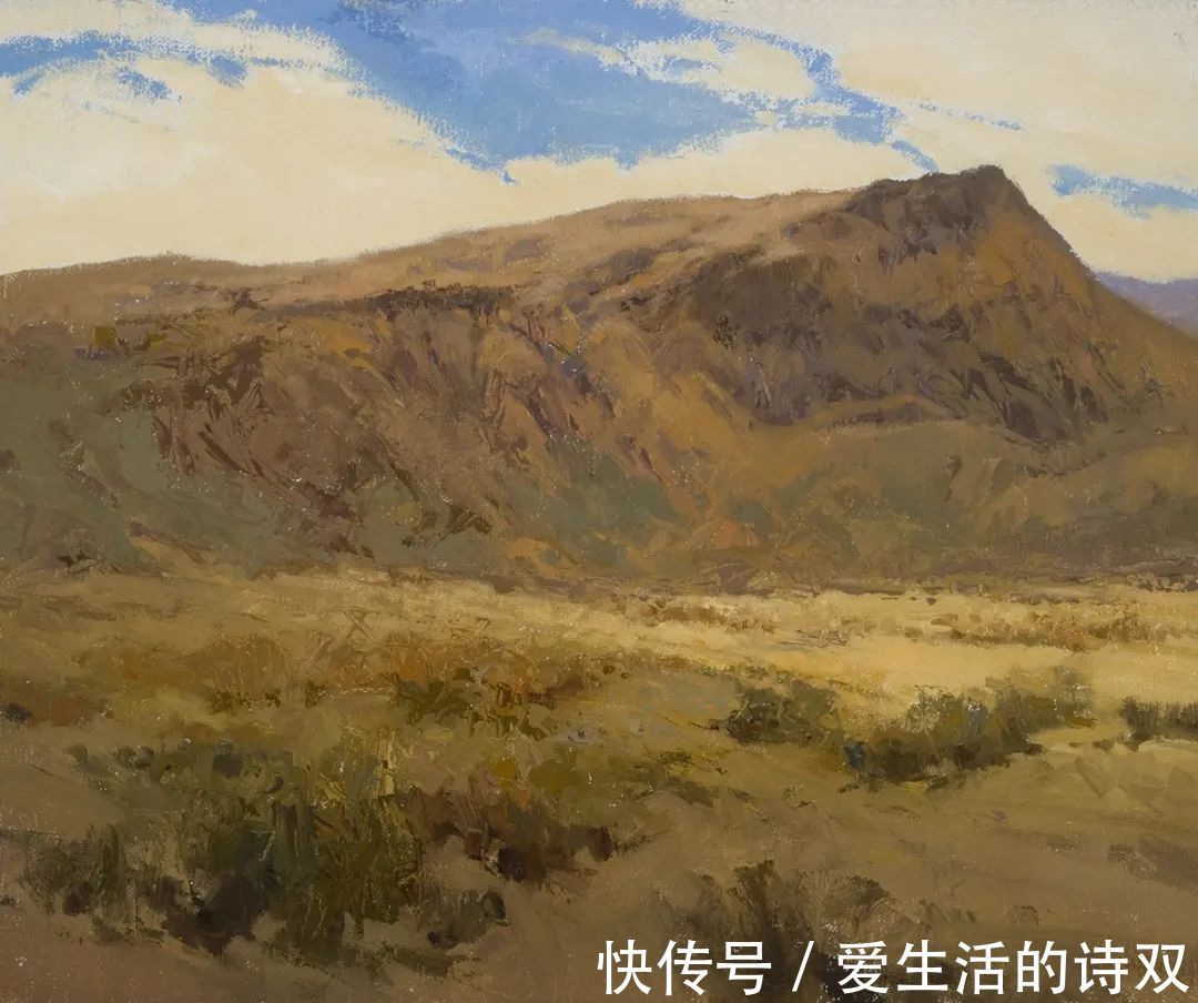 卢伯克$大卫·格里芬的风景油画高清图,放大看,更迷人