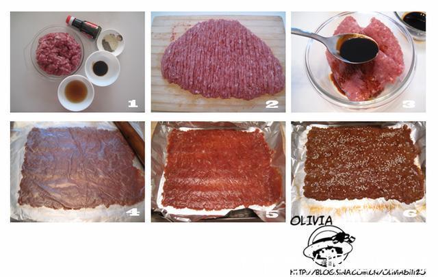 自制猪肉脯，比外面的干净多了，吃得放心