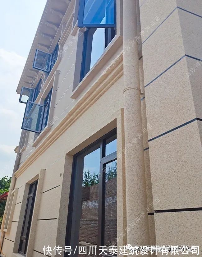 完工|四川自贡三层欧式乡村别墅完工实景 农村别墅自建房 自贡施工队