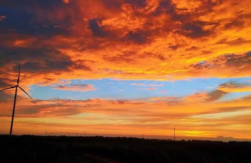 夕阳|故乡的云，江淮地区的农村风景越来越美了