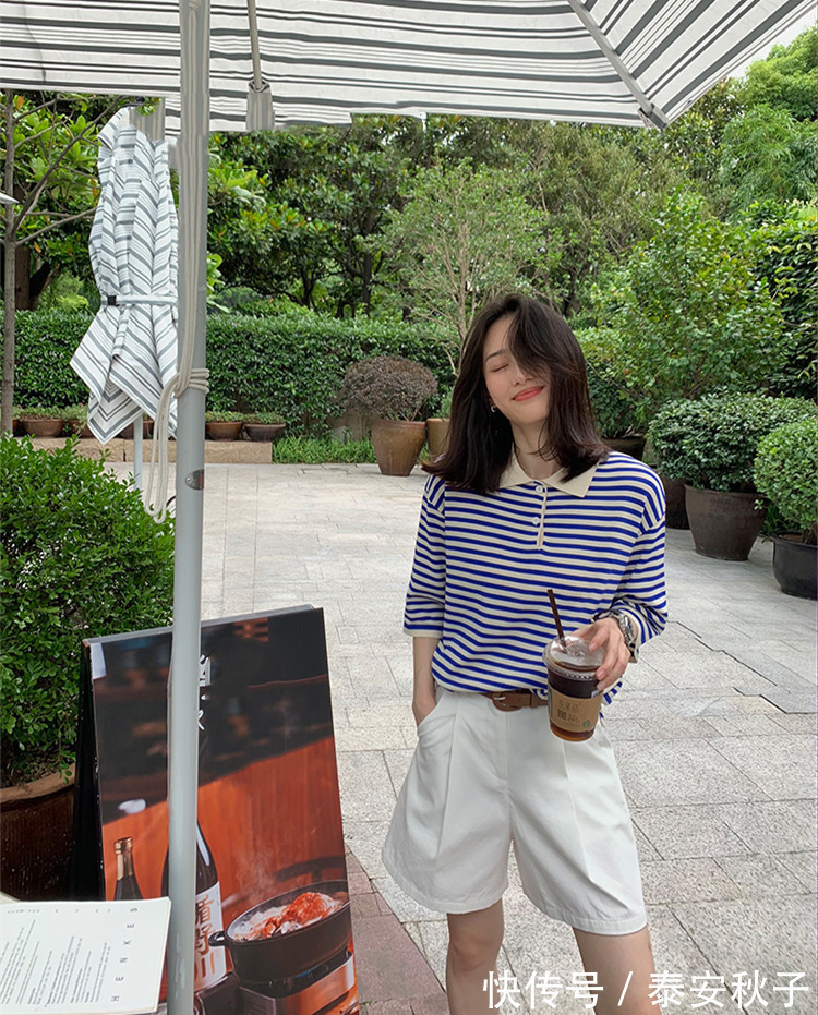 声色|夏末,气质的你穿上复古“条纹衫”:不动声色就很美、很高级!