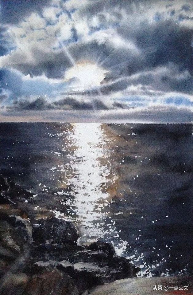 艺术家|流淌的水彩原来是这样的：充满活力与动感