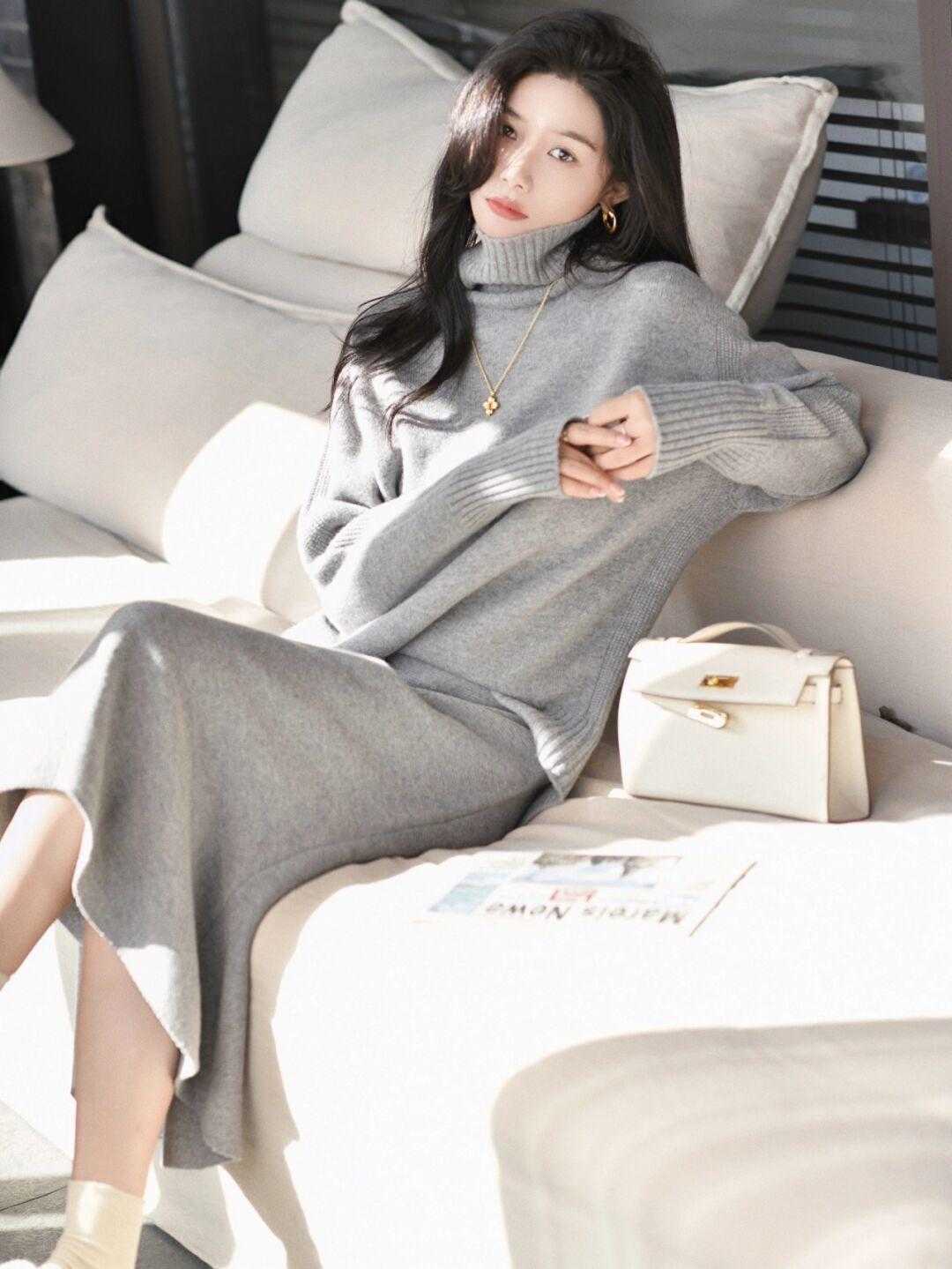 毛领|收起长款大衣吧!小众高端才够惊艳,贵气知性