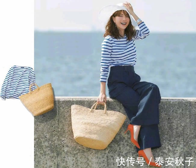 声色|夏末,气质的你穿上复古“条纹衫”:不动声色就很美、很高级!