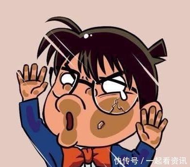 灰原哀|当名侦探柯南里的人物撞上玻璃,灰原哀哭了,小黑也有今天啊