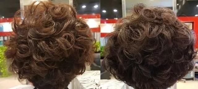 为什么老人都喜欢短卷发?因为短发干练好打理,显发量又时髦减龄