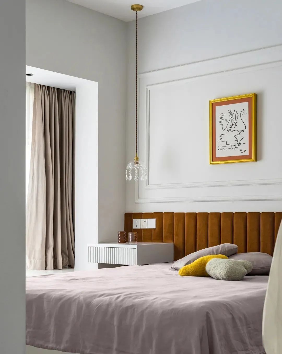 收纳|案例分享▏102㎡精致温馨三居,简约实用又富有小资情调的家