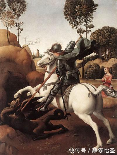 创作|拉斐尔为何将《乔治与龙》的油画,画了两遍,只因题材寓意不一般