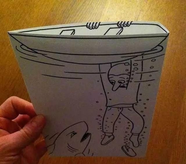 歪果仁@歪果仁脑洞大开,把一张A4纸玩成这样,进来膜拜!!